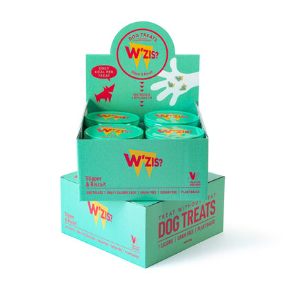 W'ZIS Slipper & Biscuit 1-Calorie Dog Treat Tin - Nutty Flavour 50g