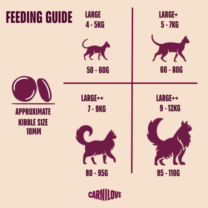 Carnilove True Fresh Large Breed Adult Dry Cat Food - Beef