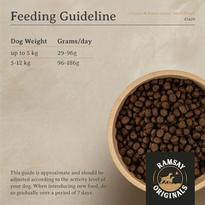 Ramsay Originals Grain Free Adult Small Breed Dry Dog Food - Chicken & Potato