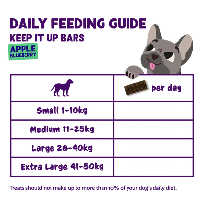 Edgard & Cooper Dog Treat Bar - Apple & Blueberry - 30g