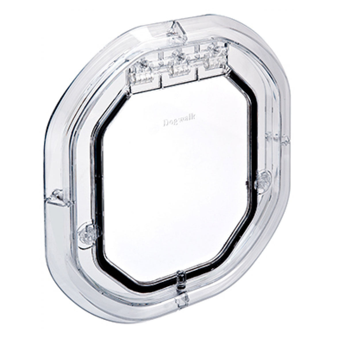 Pet Tek Large Glass Fitting Dog Door - Clear