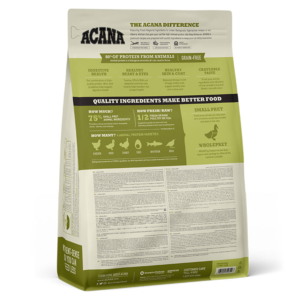 Acana Grain Free Grasslands Dry Cat Food