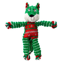 KONG Holiday Floppy Knots Fox Dog Toy - Small/Medium