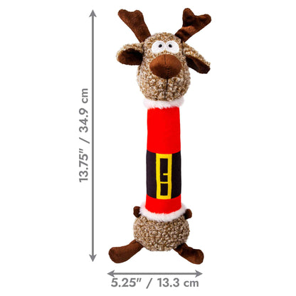 KONG Holiday Shakers™ Luvs Reindeer Dog Toy - Medium