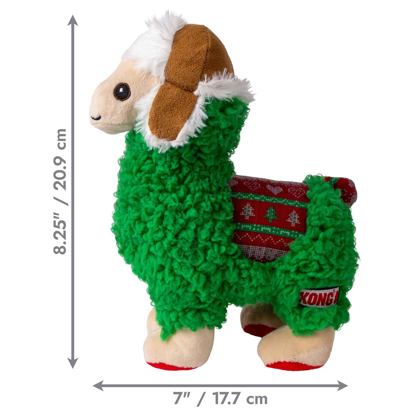 KONG Holiday Sherps™ Llama Dog Toy - Medium