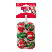 KONG Holiday SqueakAir® Balls - Small - Pack of 6 (assorted designs)