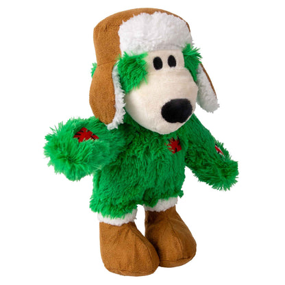 KONG Holiday Wild Knots Bear Dog Toy - Medium/Large