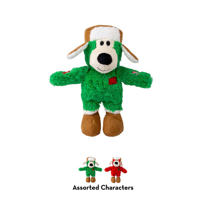 KONG Holiday Wild Knots Bear Dog Toy - Small/Medium