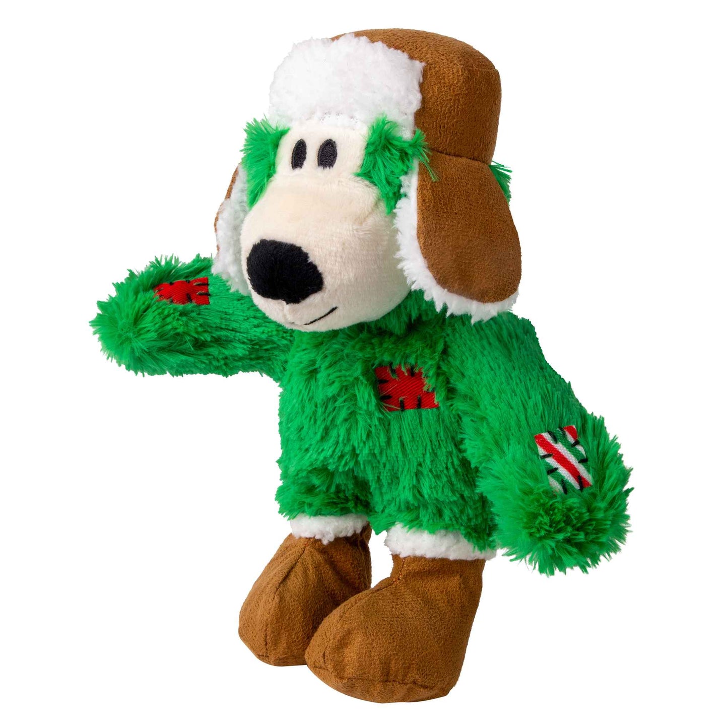 KONG Holiday Wild Knots Bear Dog Toy - Small/Medium