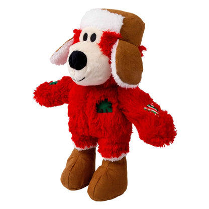 KONG Holiday Wild Knots Bear Dog Toy - Small/Medium