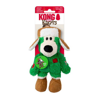 KONG Holiday Wild Knots Bear Dog Toy - Small/Medium