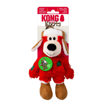 KONG Holiday Wild Knots Bear Dog Toy - Small/Medium
