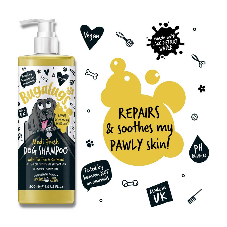 Bugalugs Medi Fresh Dog Shampoo - 500ml