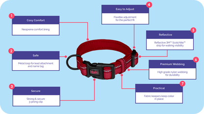 Halti Comfort Dog Collar  - Black