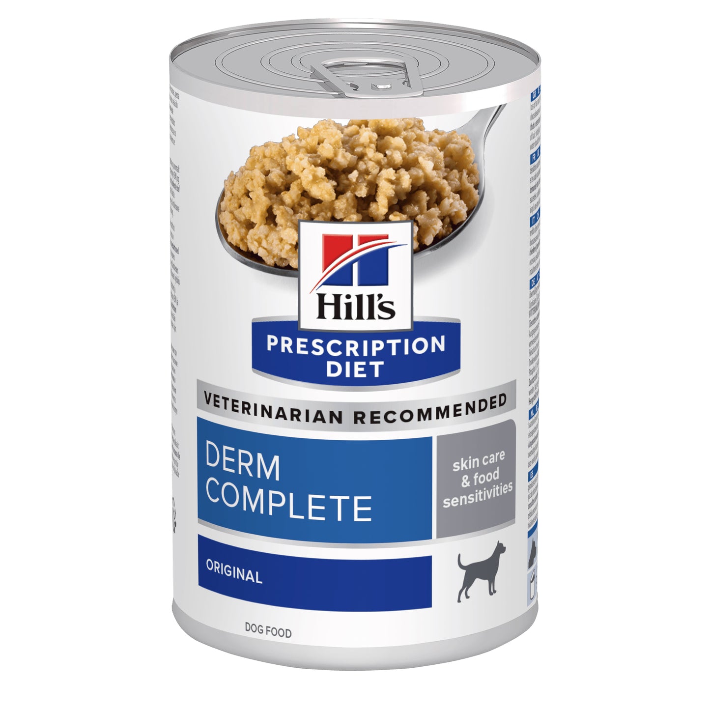 Hills Prescription Diet Derm Complete Skin Care and Food Sensitivities Wet Dog Food - 12x370g Cans
