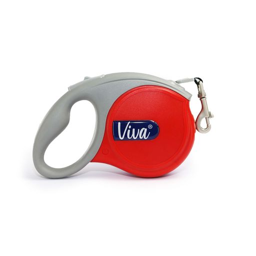 Viva Retractable Dog Lead - Red