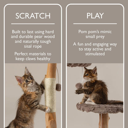 Scruffs Alpine Pyrenees Cat Tree - Taupe