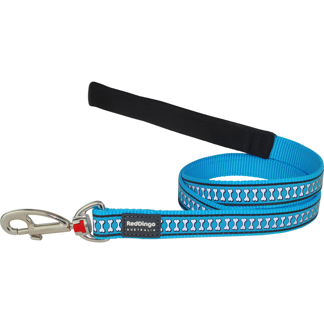 Reflective Dog Lead - Turquoise