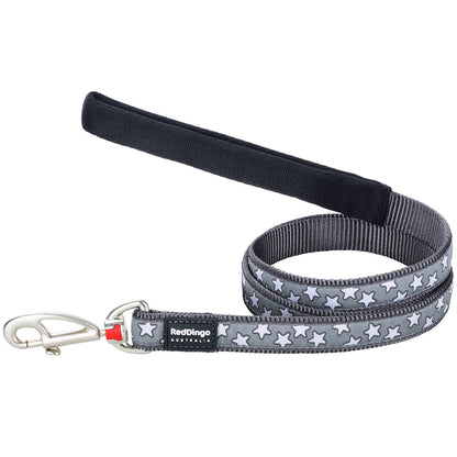 Stars Dog Lead - Grey