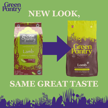 Green Pantry Mobility Dry Dog Food - Lamb with Cranberry & Turmeric