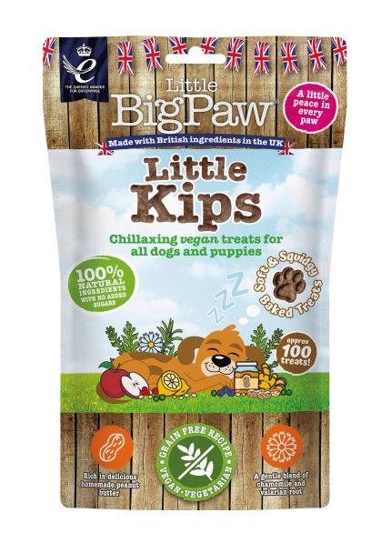 Little BigPaws Little Kips Dog Treats - Vegan - 90g