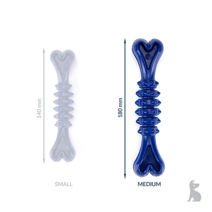 Barkshire Medium Studded Bone Dog Toy - Blue
