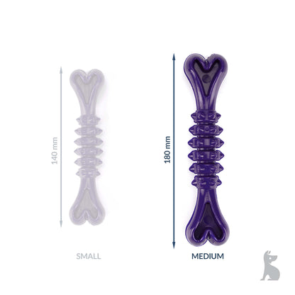 Barkshire Medium Studded Bone Dog Toy - Purple