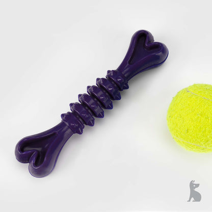 Barkshire Medium Studded Bone Dog Toy - Purple