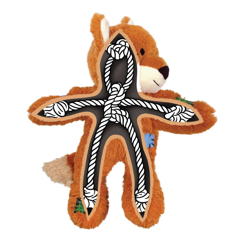 KONG Wild Knots Fox Dog Toy - Small/Medium
