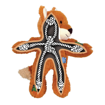 KONG Wild Knots Fox Dog Toy - Small/Medium
