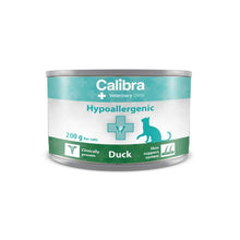 Calibra Veterinary Diet Hypoallergenic Adult Wet Cat Food - Duck - 6x200g cans