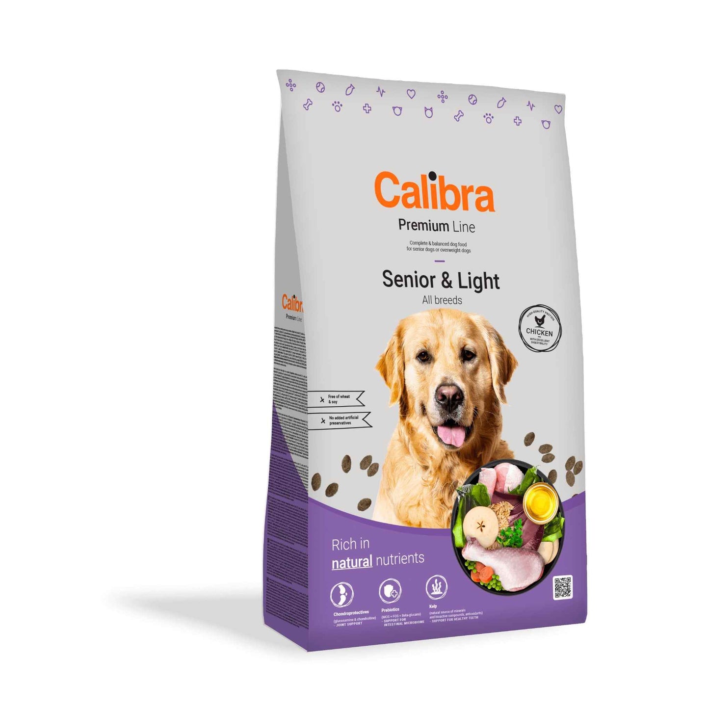 Calibra Dog Premium Line Senior & Light Dry Dog Food