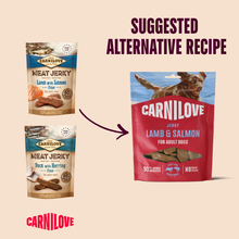 Carnilove Adult Jerky Dog Treats - Lamb & Salmon Fillets
