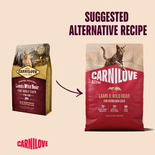 Carnilove Active Sterilised Adult Dry Cat Food - Lamb & Wild Boar