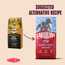 Carnilove Active Large Breed Adult Dry Dog Food - Salmon & Turkey