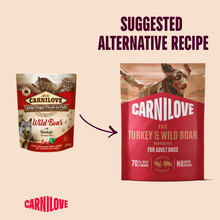 Carnilove Adult Wet Dog Food Pouches - Turkey & Wild Boar with Rosehips - 12x300g