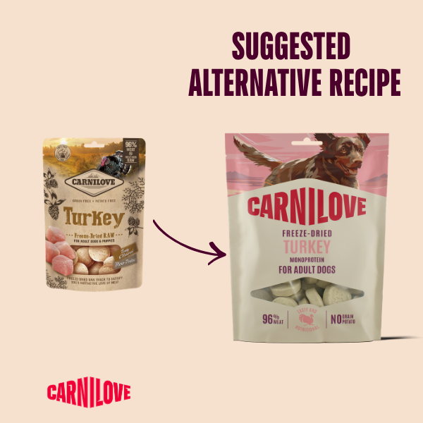 Carnilove Adult Freeze Dried Dog Treats - Turkey