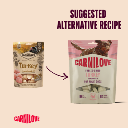 Carnilove Adult Freeze Dried Dog Treats - Turkey