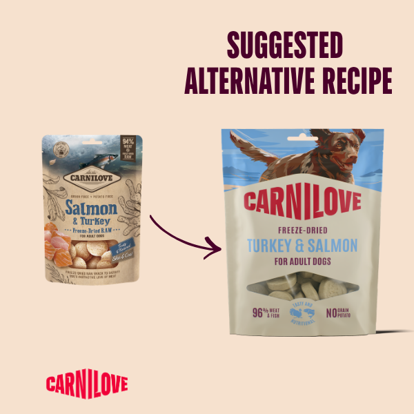 Carnilove Adult Freeze Dried Dog Treats - Turkey & Salmon