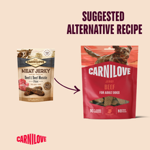 Carnilove Adult Jerky Dog Treats - Beef Fillets - 100g