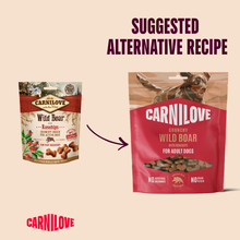 Carnilove Adult Crunchy Dog Treats - Wild Boar with Rosehips - 200g