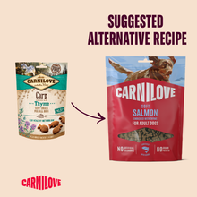 Carnilove Grain Free Semi Moist Soft Dog Treats - Salmon with Thyme - 200g