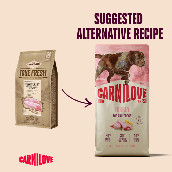 Carnilove True Fresh Adult Dry Dog Food - Fresh Turkey
