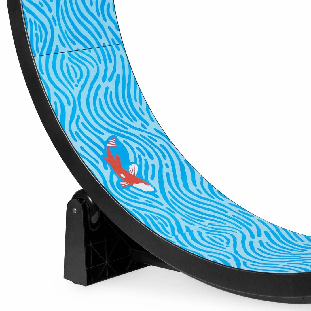One Fast Cat Exercise Wheel Replacement Traction Pad Set - Gen 7 - Foam Koi Pond