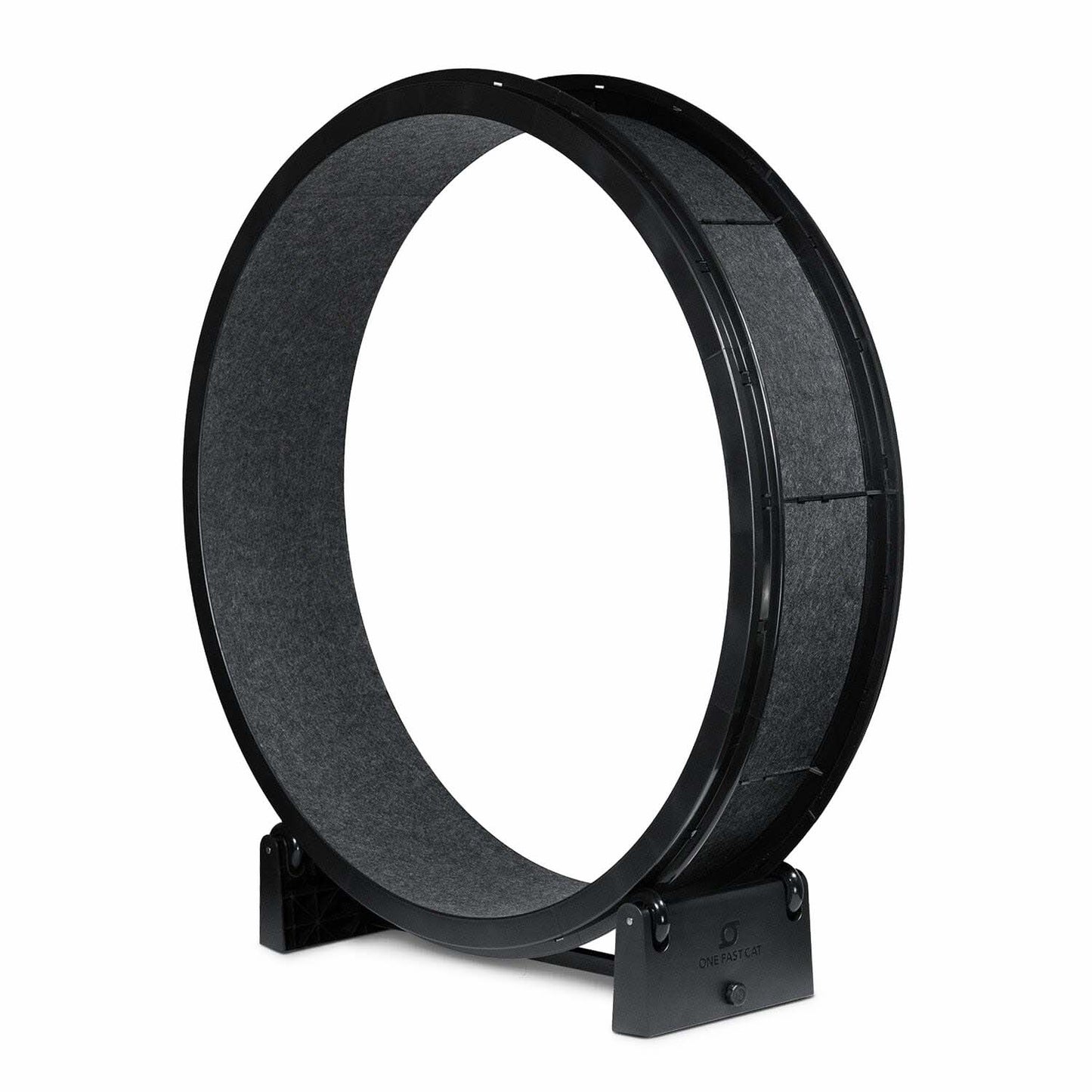 One Fast Cat Exercise Wheel - Outer Wheel Pad Set - Gen 7 - Felt Black