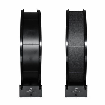 One Fast Cat Exercise Wheel - Outer Wheel Pad Set - Gen 7 - Felt Black