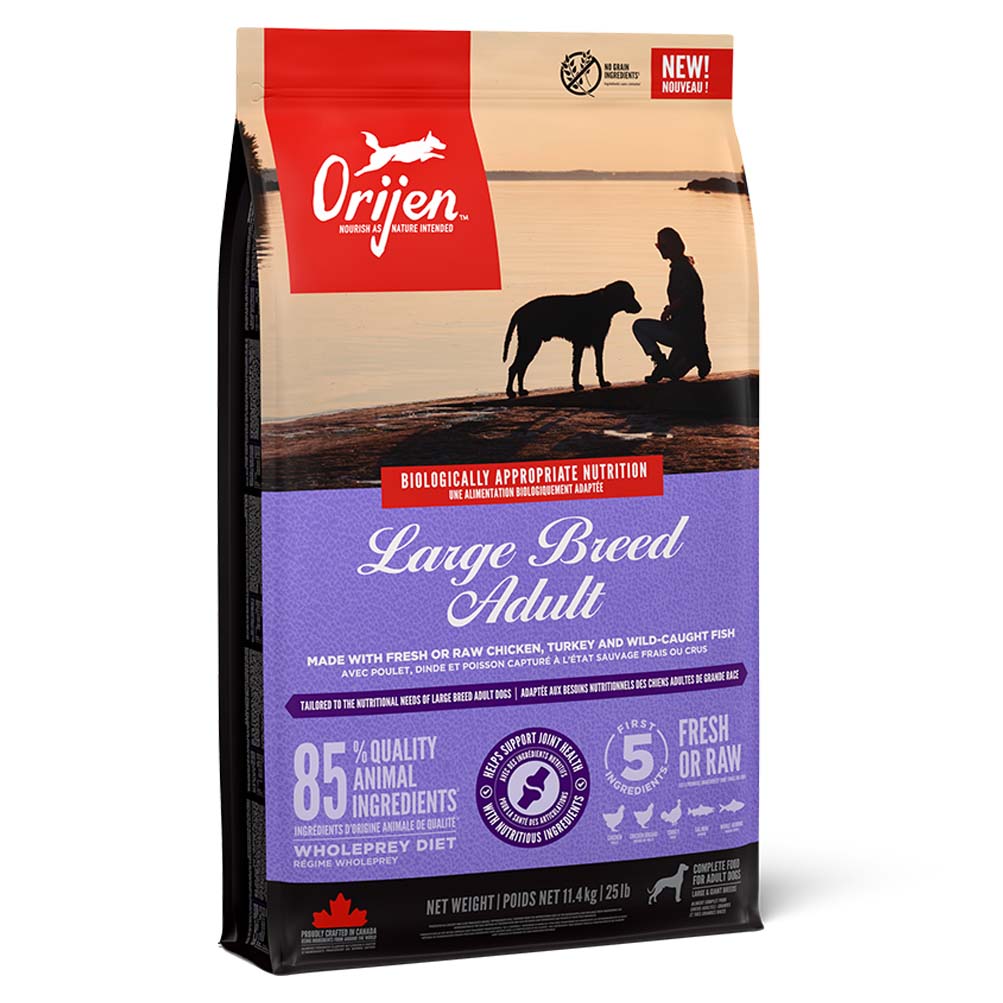 Orijen Orijen Chicken Herring Salmon Turkey Whitefish Adult Dry Dog Food pet food packaging