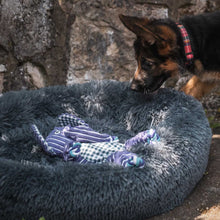 Danish Essentials Fluffy Donut Bed - Charcoal - 50cm