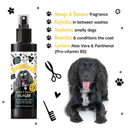 Bugalugs Mango & Banana Dog Cologne - 200ml