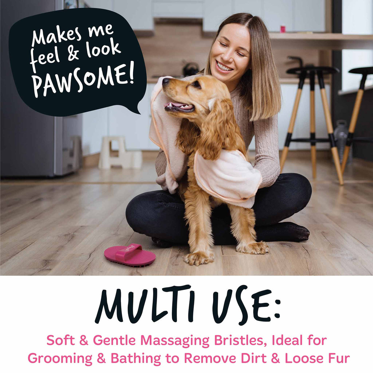 Bugalugs Bath Brush - Pink